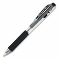 Salurinn Supplies 0.7 mm Retractable Wow Gel Pen; Clear & Black - 12 per Pack SA3757695
